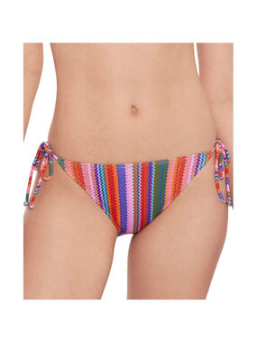 Salt + Cove Large Multicolor Chevron Pop Side-Tie Bikini Bottoms NWT